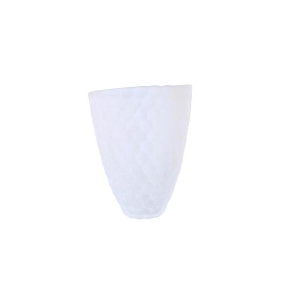 Orrefors Frosted Raspberry Vase - Picture 2 of 5